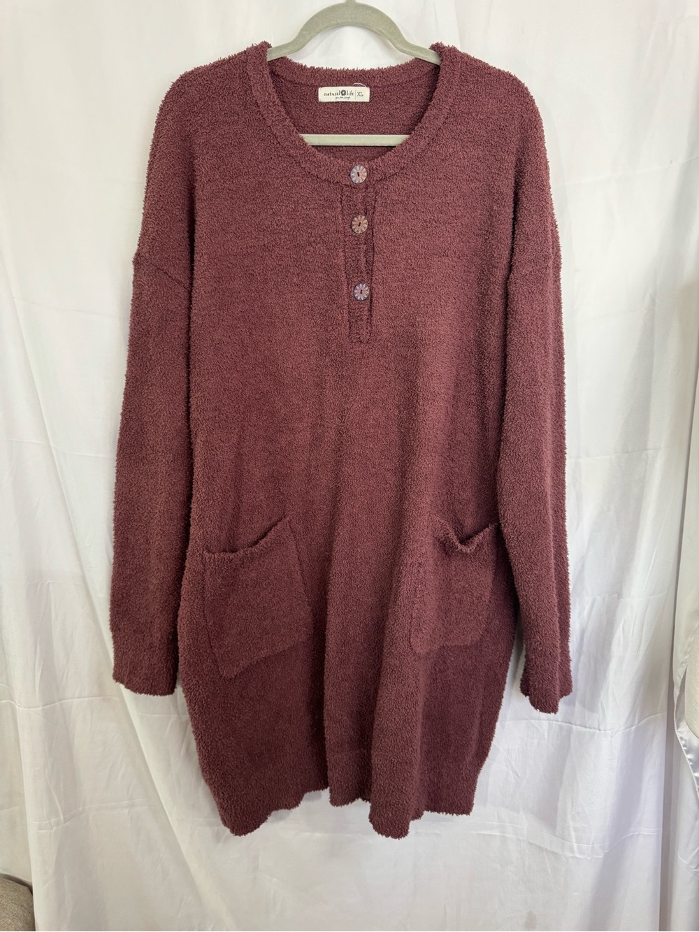 Natural Life Cozy Up Tunic Dress Size XL - Picture 2 of 6